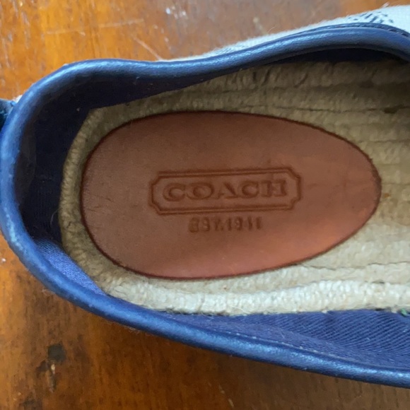 Coach Espadrilles like new sz 9 1/2 - Picture 4 of 5